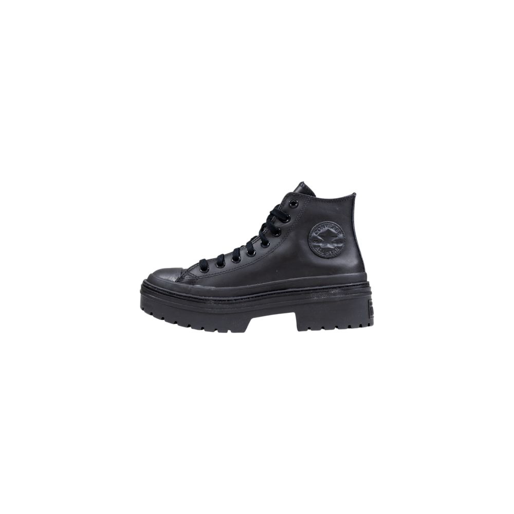 Bottes montantes Converse en cuir noir