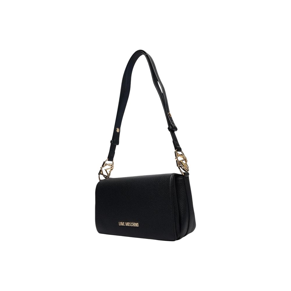 Sac à main Love Moschino noir en polyéthylène