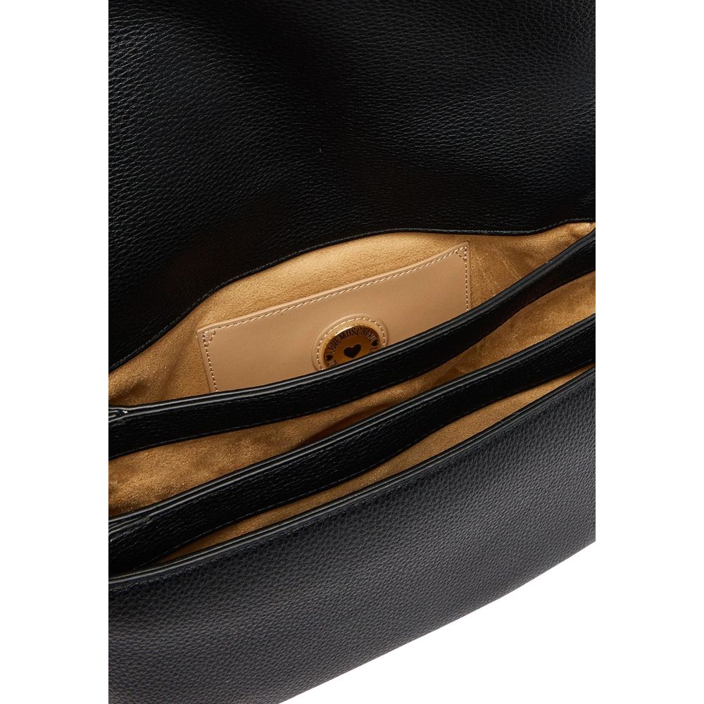 Sac à main Love Moschino noir en polyéthylène