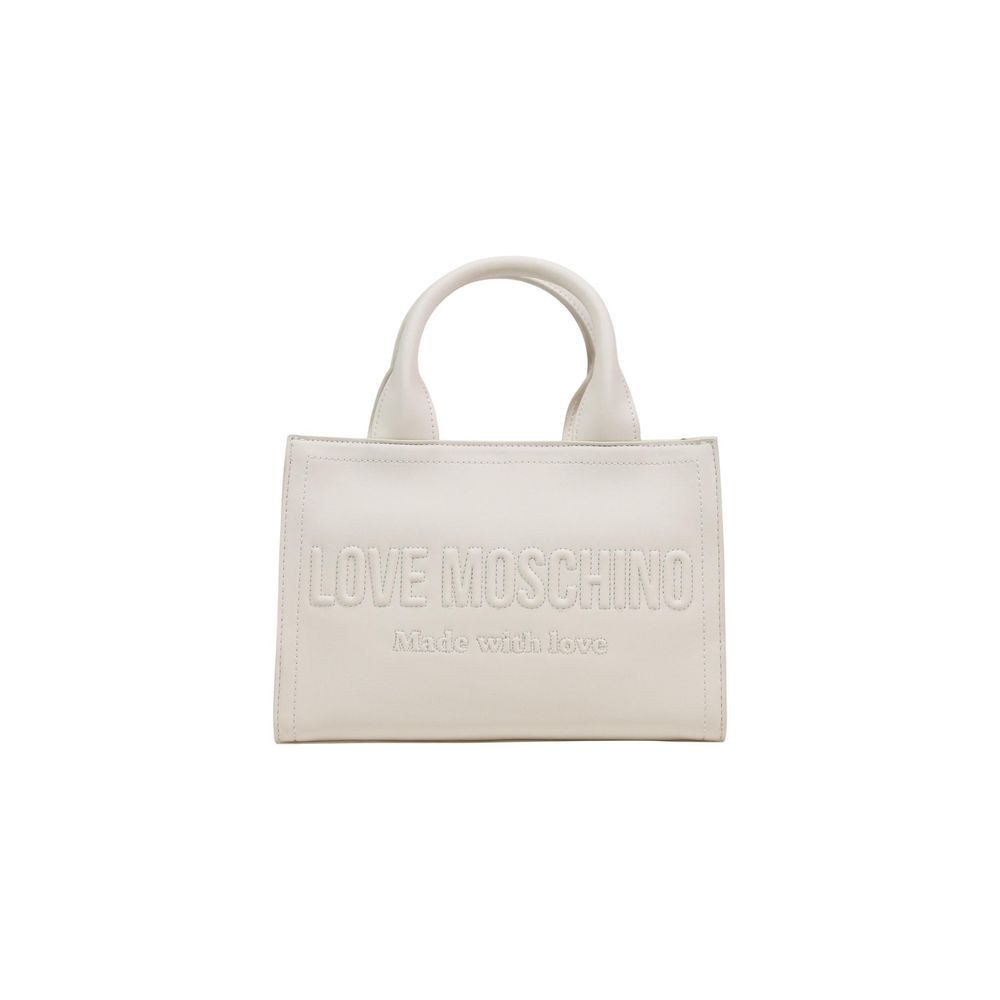 Sac à main Love Moschino beige en polyéthylène