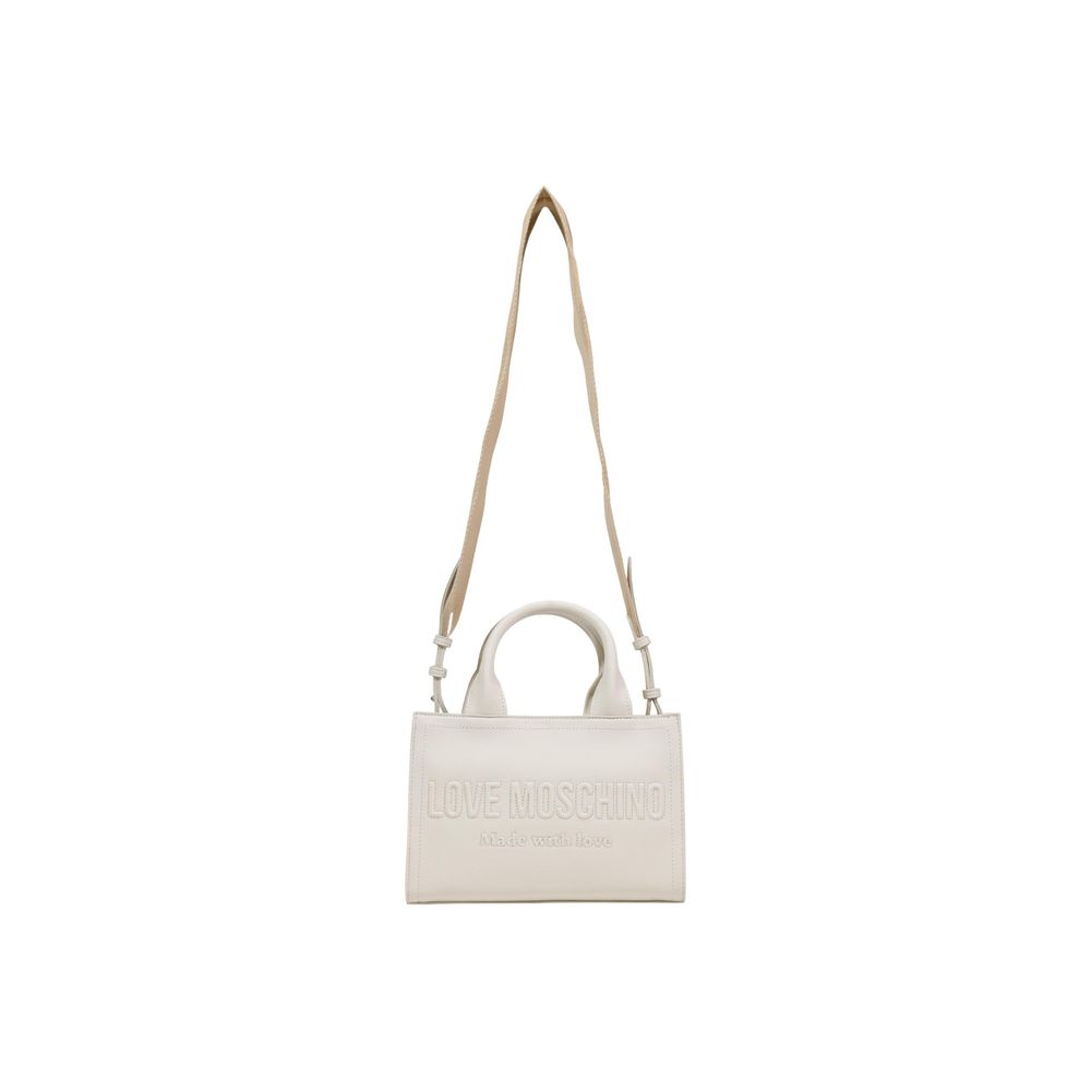 Sac à main Love Moschino beige en polyéthylène