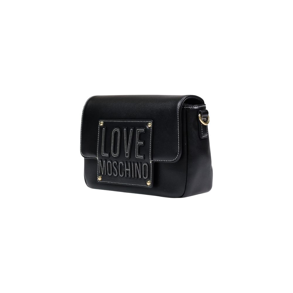 Sac à main Love Moschino noir en polyéthylène
