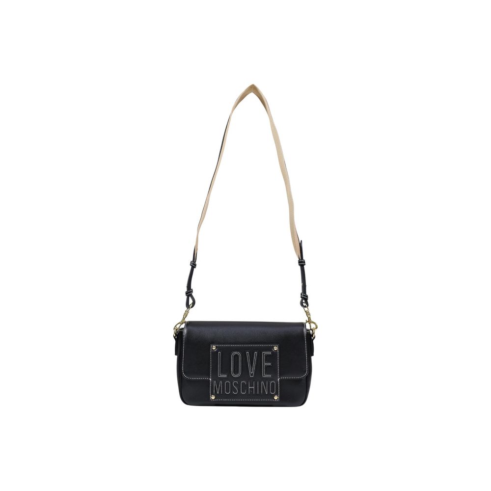 Sac à main Love Moschino noir en polyéthylène
