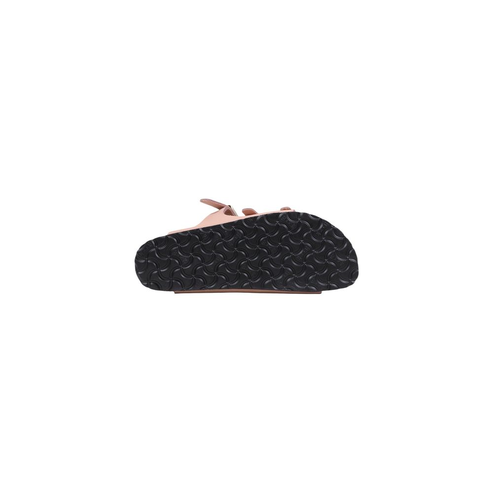Sandales plates en cuir multicolore Birkenstock
