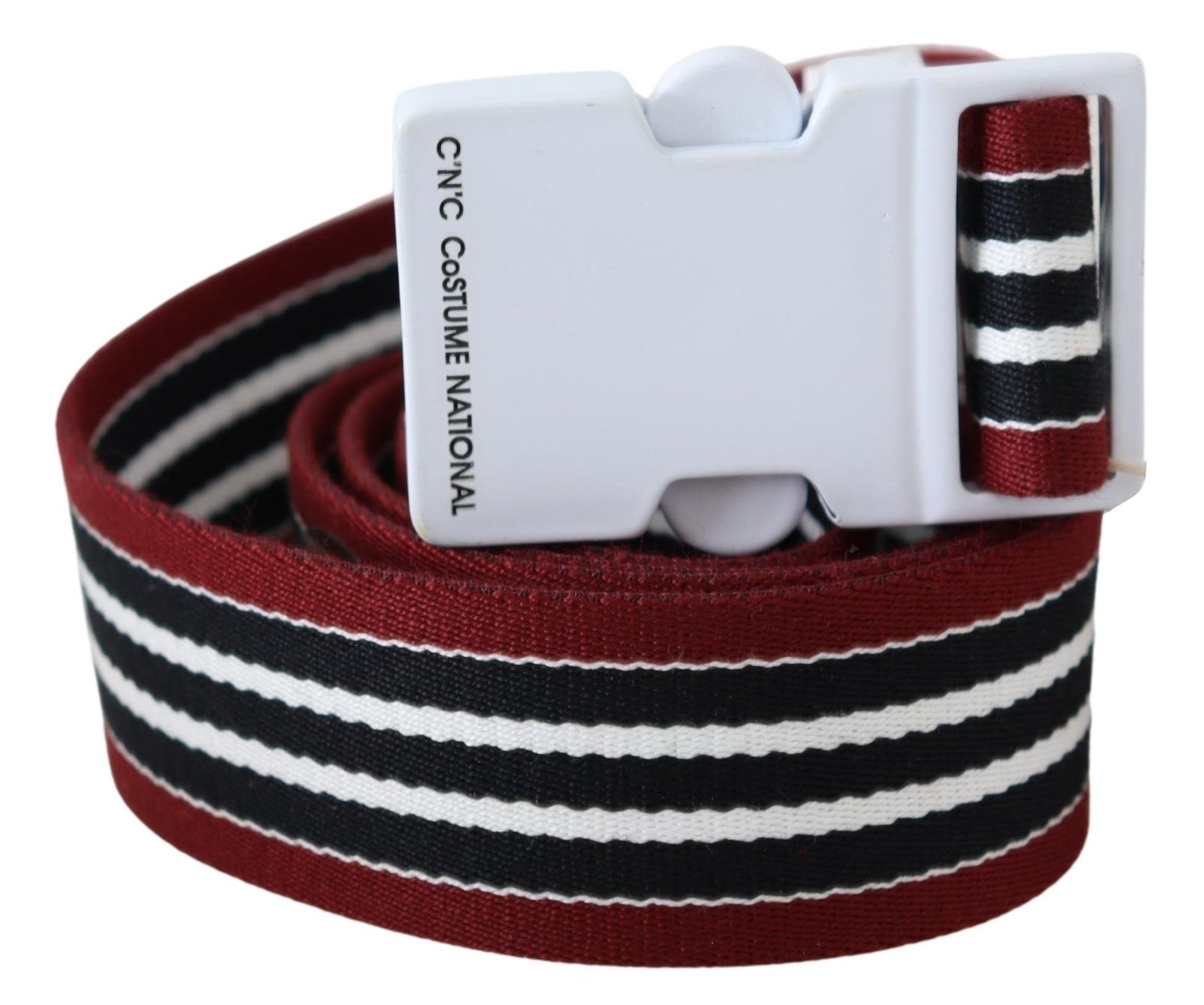Ceinture régulière Costume National en coton et toile noirs