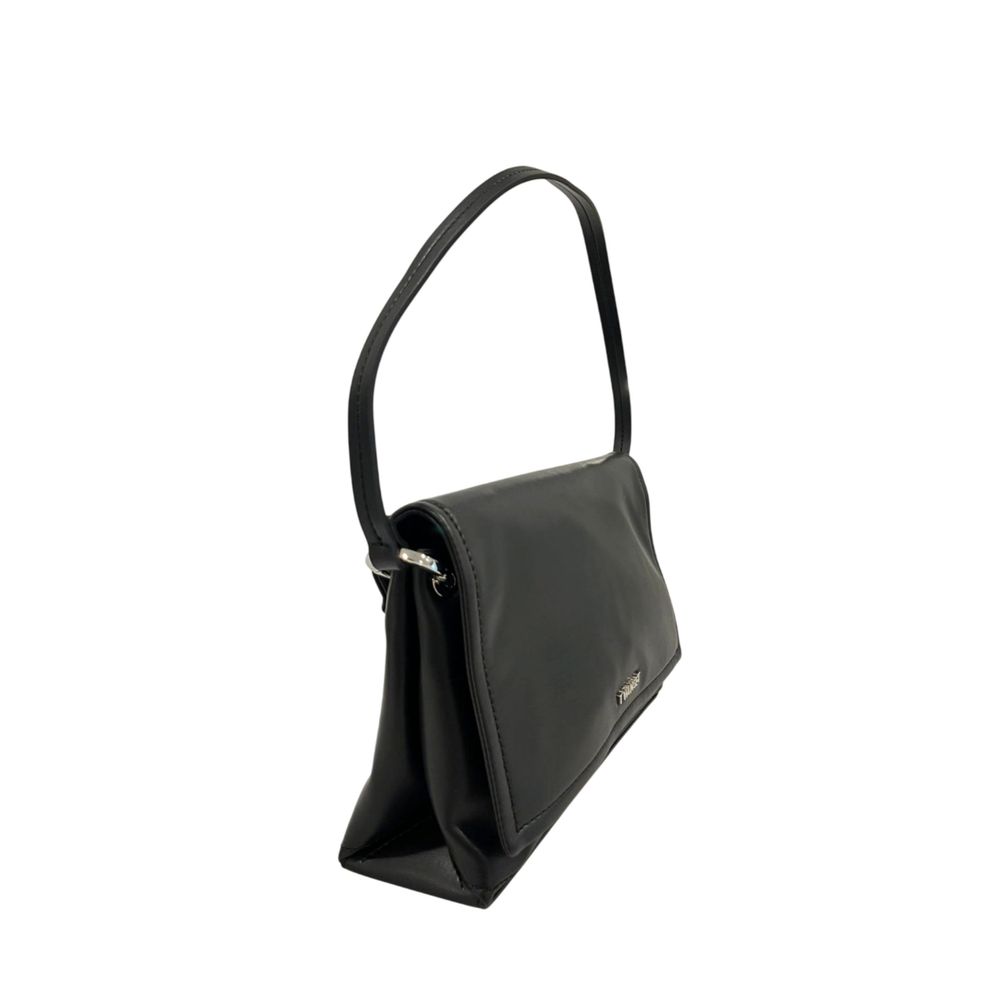 Sac bandoulière Twinset noir en similicuir pour femme