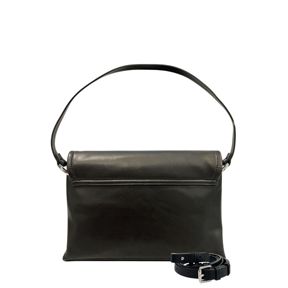 Sac bandoulière Twinset noir en similicuir pour femme