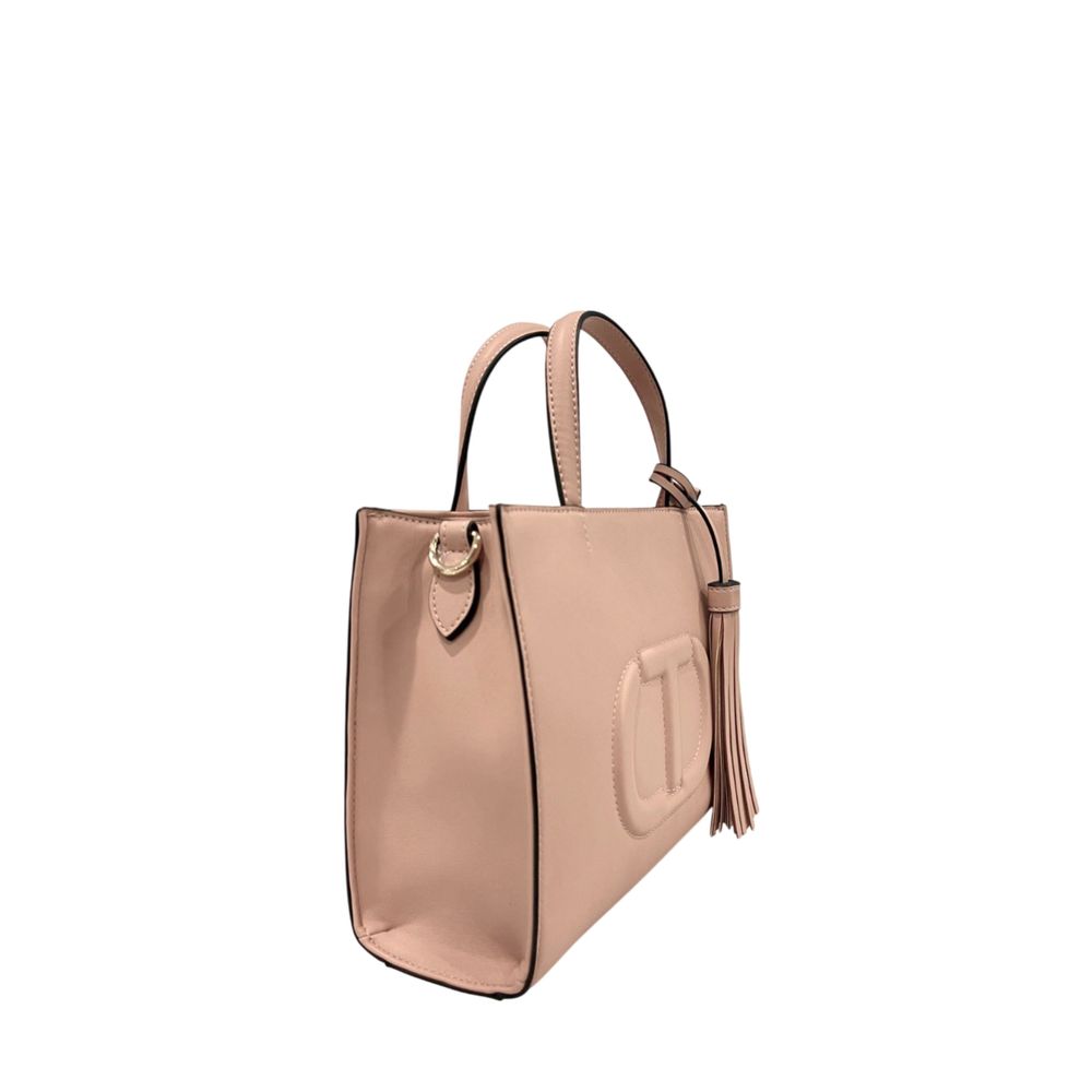 Sac à main Twinset pour femme en PU rose