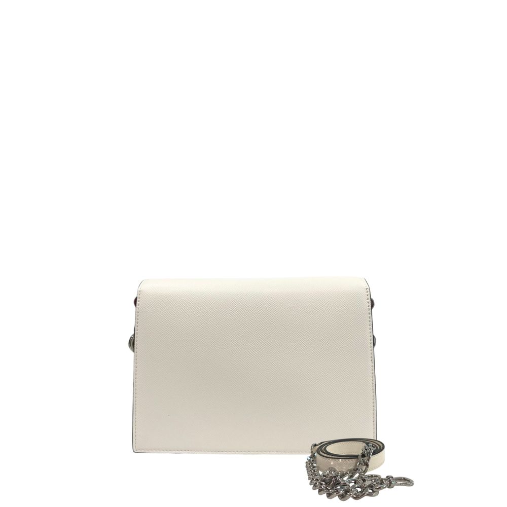 Sac bandoulière Twinset en similicuir blanc pour femme