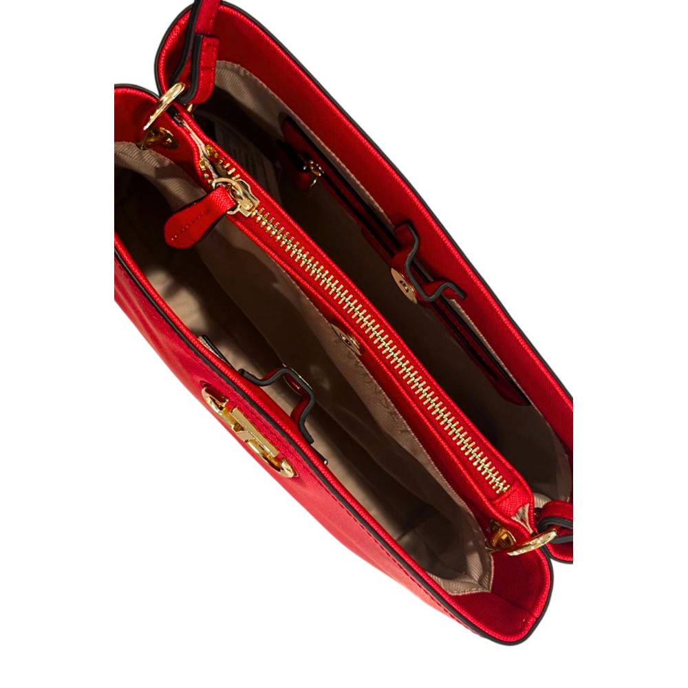 Sac à main Twinset rouge en PU pour femme