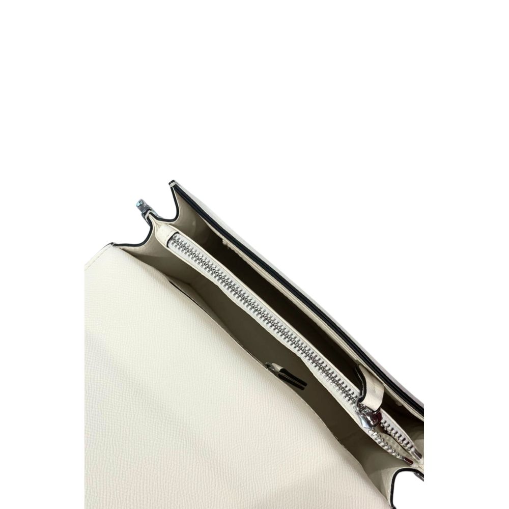 Sac bandoulière Twinset en similicuir blanc pour femme