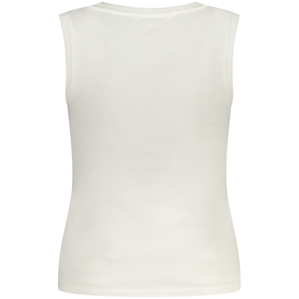 Tommy Hilfiger Débardeur Femme en Coton Blanc