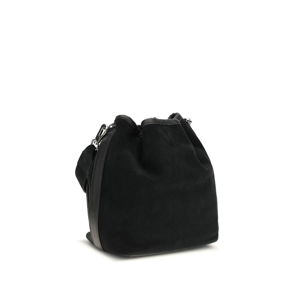 Sac Backet Pierre Hardy en cuir de veau noir Bos Taurus