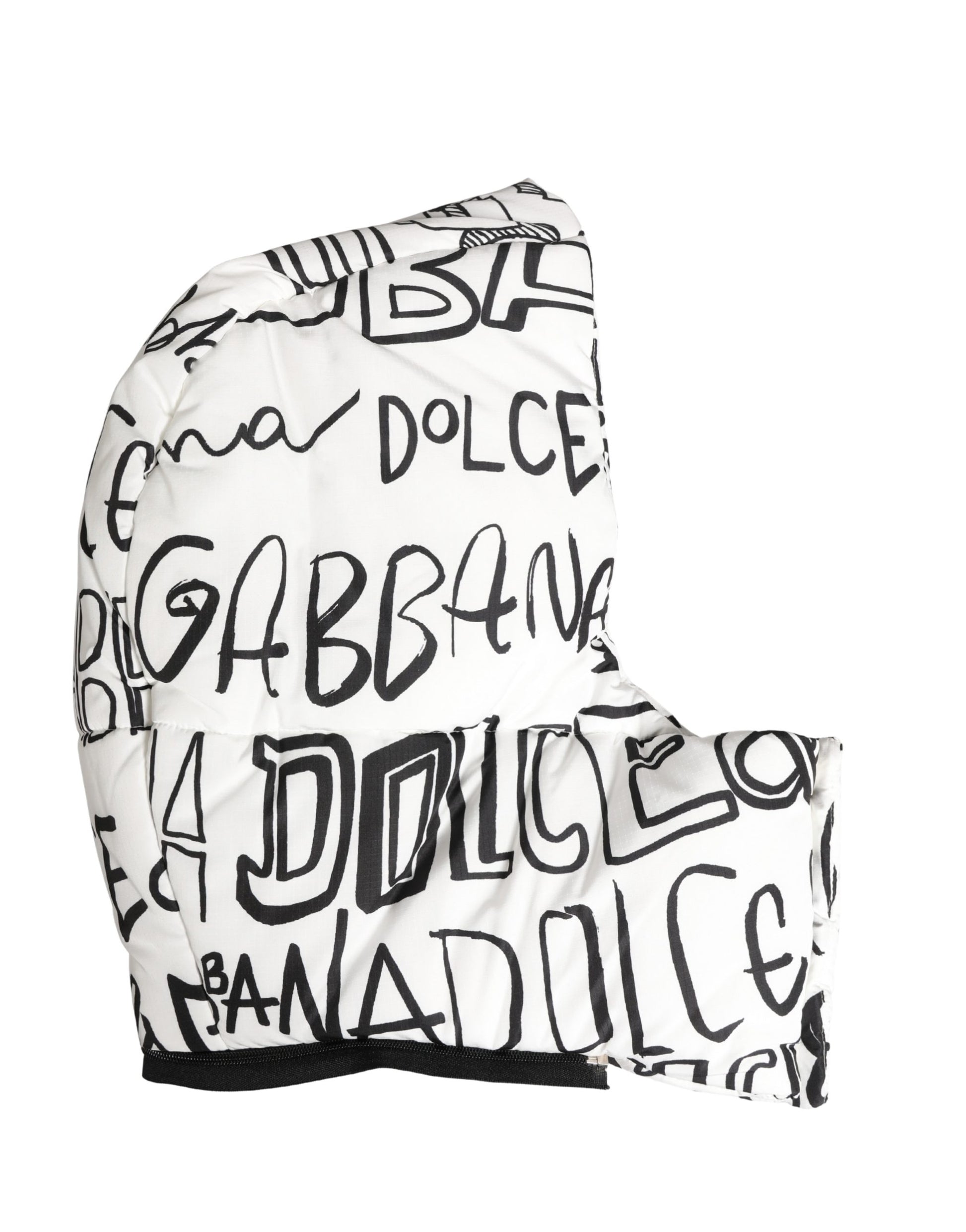Dolce & Gabbana Chapeau Casquette Entirement Enveloppante Imprimé Logo Blanc
