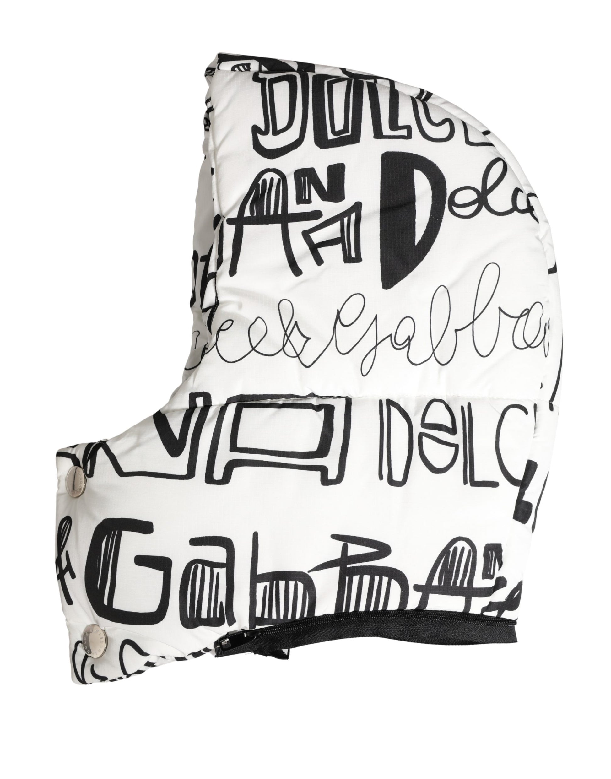 Dolce & Gabbana Chapeau Casquette Entirement Enveloppante Imprimé Logo Blanc