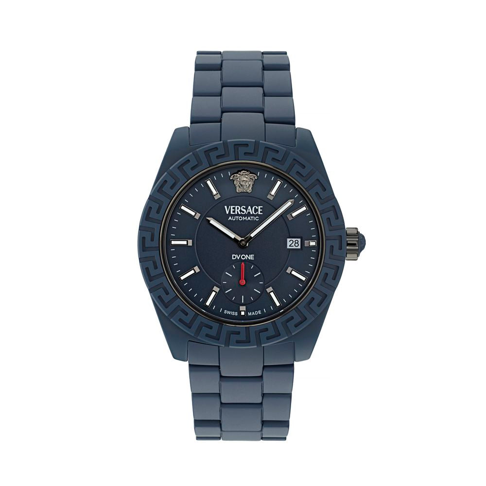 Montre-bracelet Versace en céramique bleue