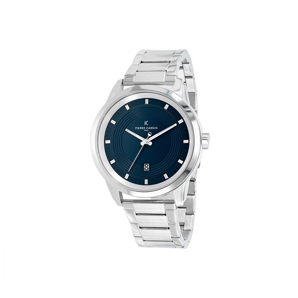 Montre habillée Pierre Cardin en acier inoxydable gris