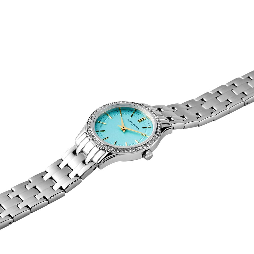 Montre de ville Pierre Cardin en acier inoxydable gris