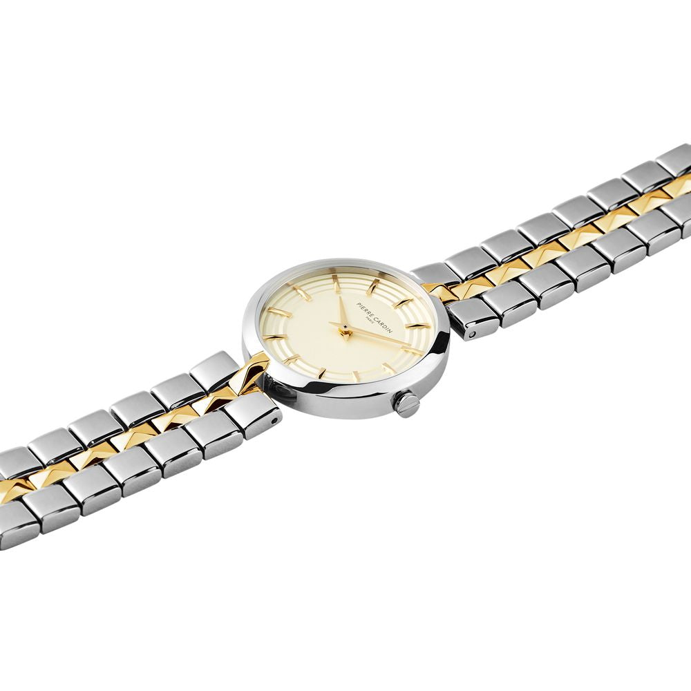 Montre habillée Pierre Cardin grise en acier inoxydable