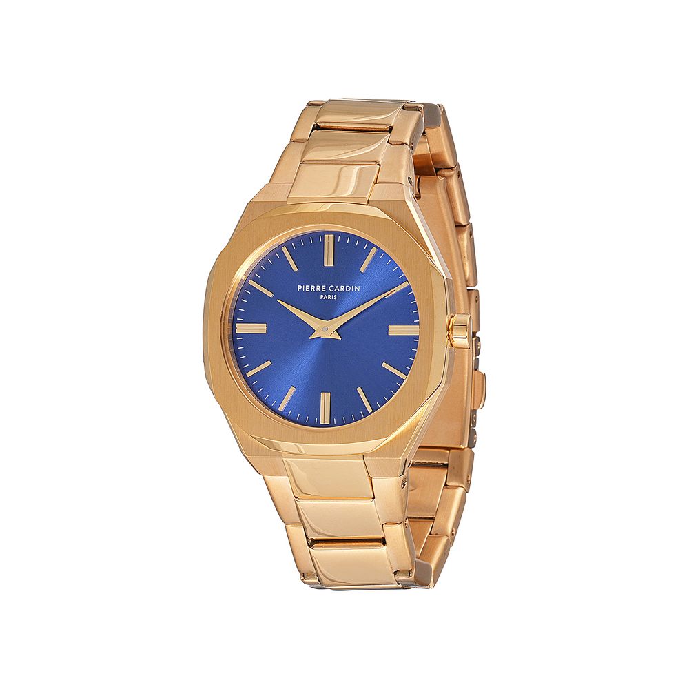 Montre habillée Pierre Cardin en acier inoxydable doré