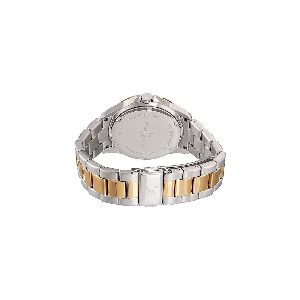 Montre habillée Pierre Cardin en acier inoxydable doré