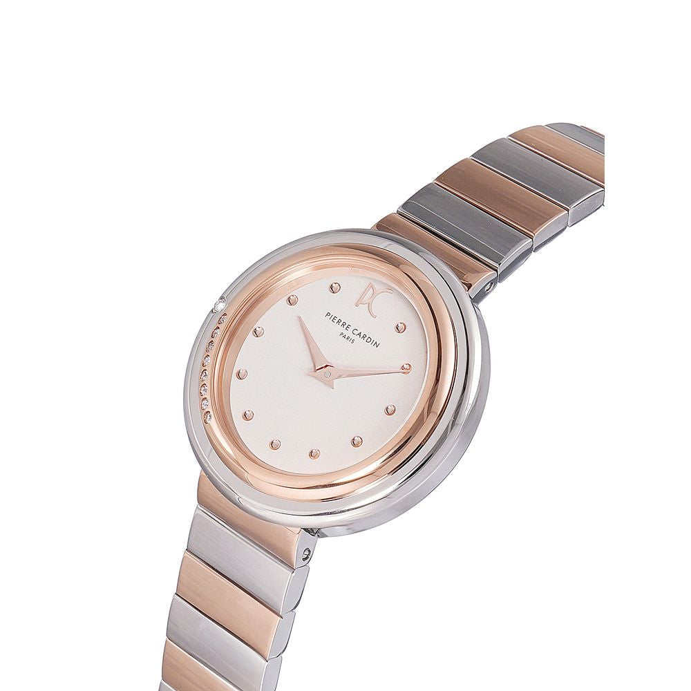 Montre habillée Pierre Cardin multicolore en acier inoxydable