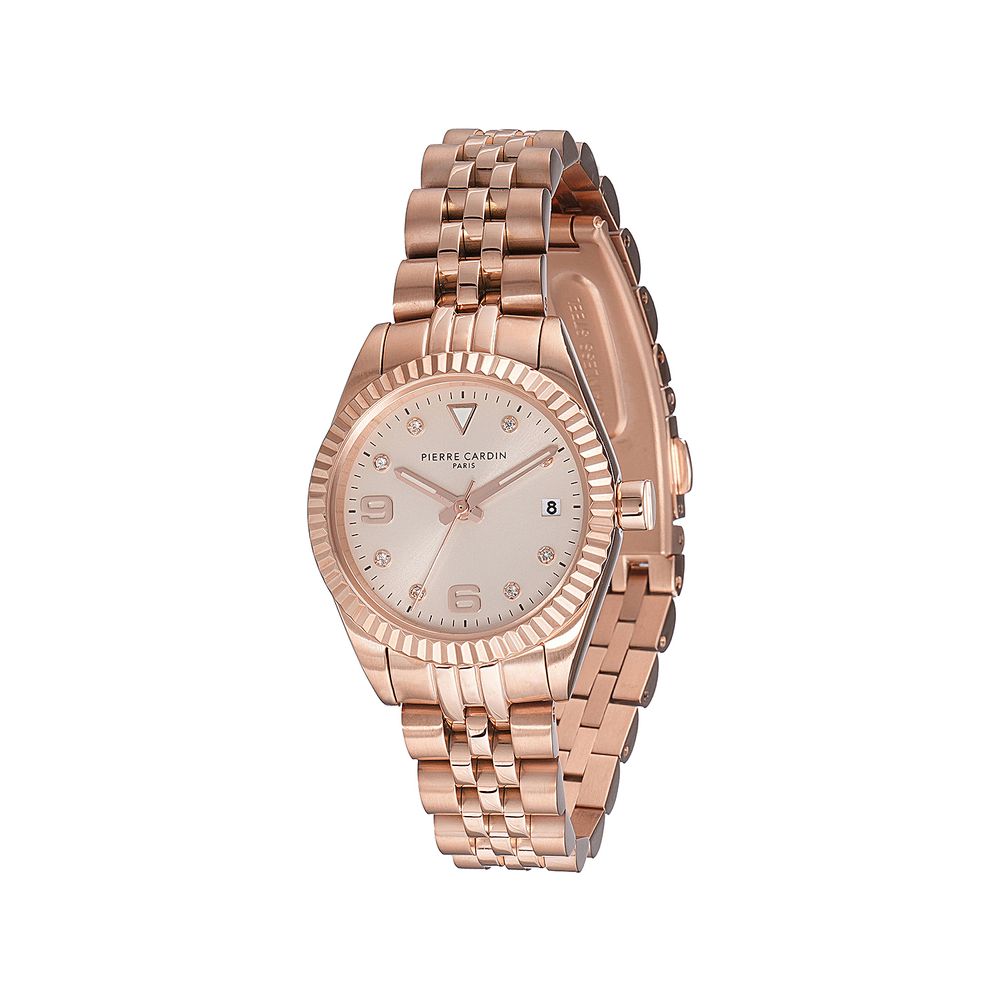 Montre habillée Pierre Cardin multicolore en acier inoxydable