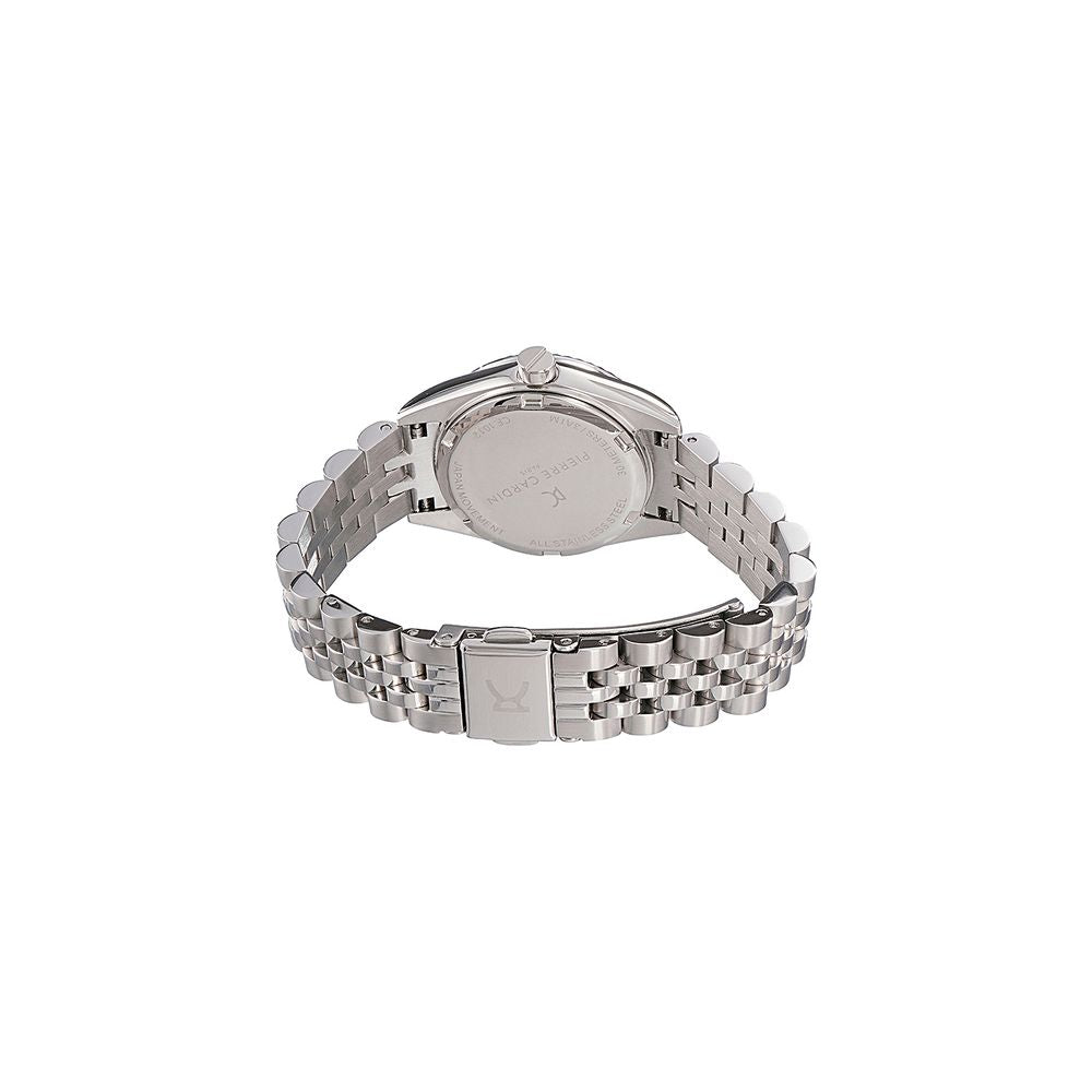 Montre habillée Pierre Cardin grise en acier inoxydable