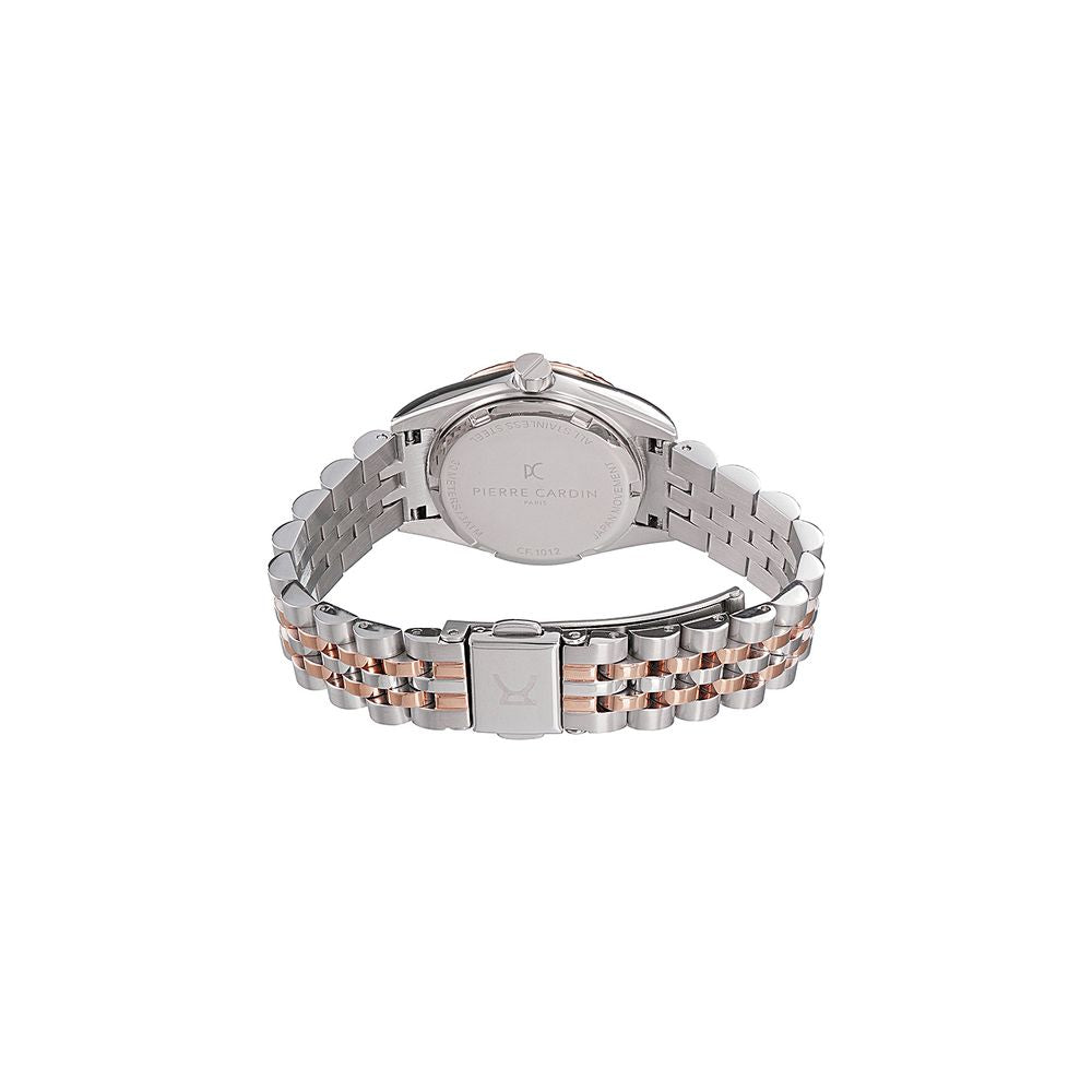 Montre habillée Pierre Cardin grise en acier inoxydable
