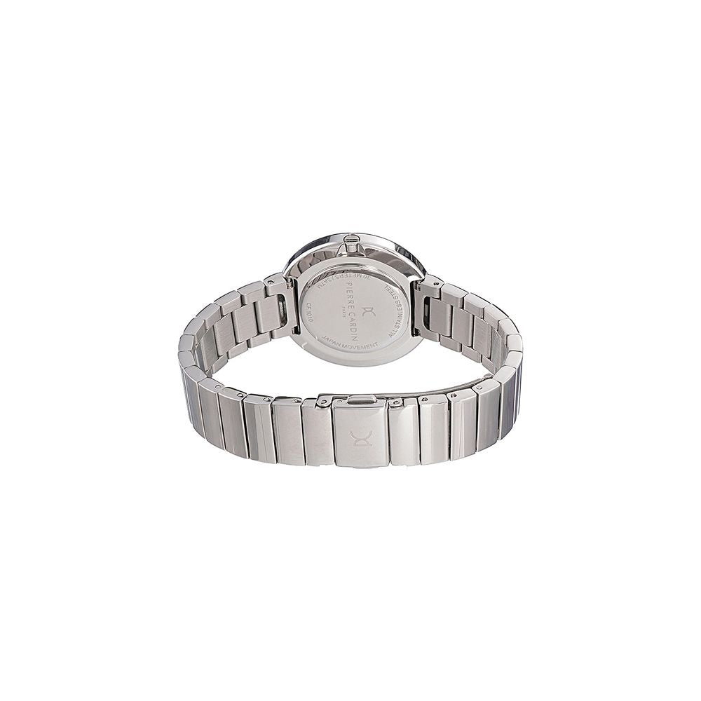 Montre habillée Pierre Cardin grise en acier inoxydable