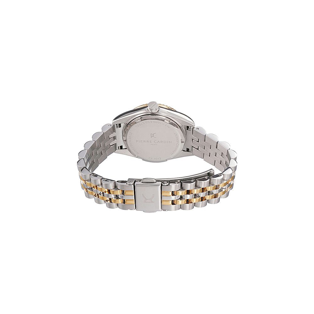 Montre Pierre Cardin à bracelet en acier inoxydable gris