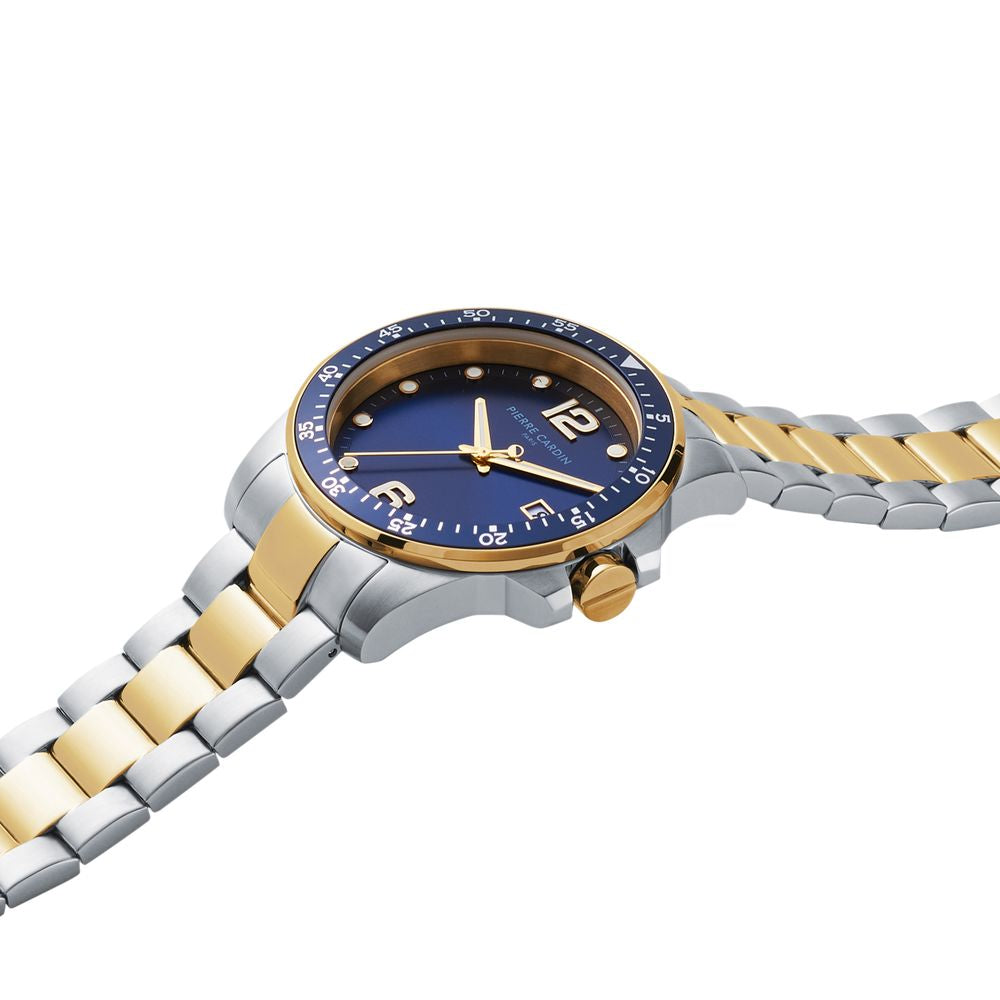 Montre habillée Pierre Cardin multicolore en acier inoxydable