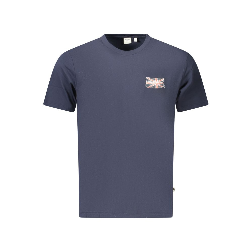 T-shirt en coton bleu Pepe Jeans pour homme