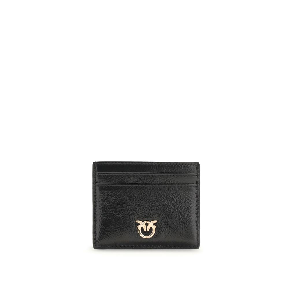 Portefeuille PINKO en cuir de veau noir Bos Taurus