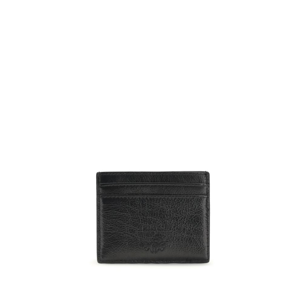 Portefeuille PINKO en cuir de veau noir Bos Taurus
