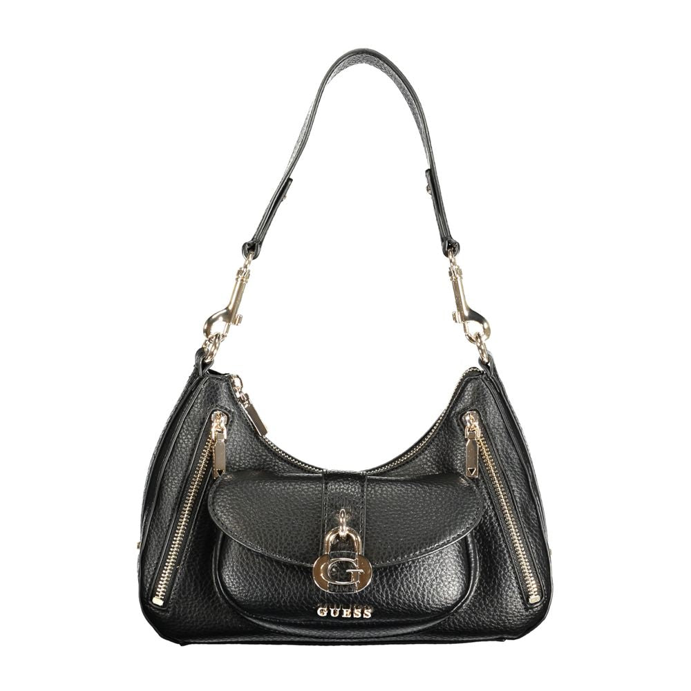 Sac à main Guess en polyuréthane noir pour femme