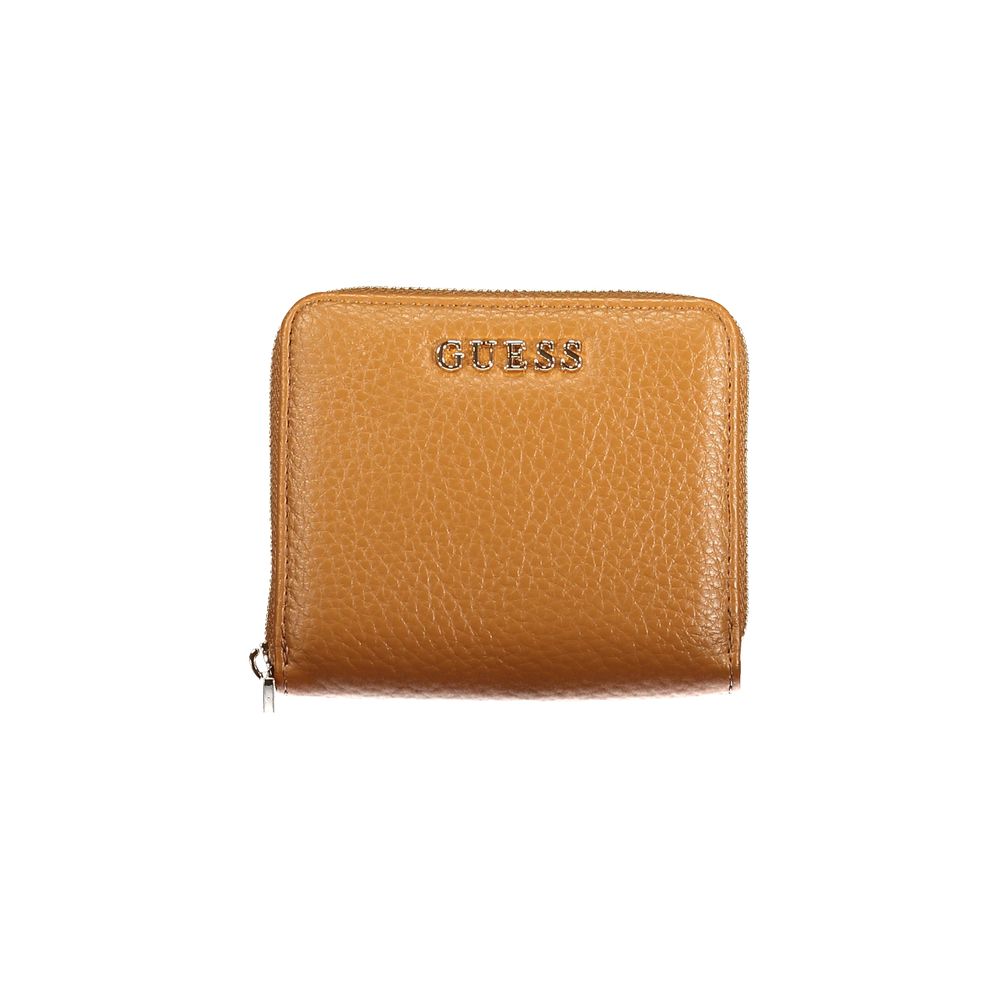 Portefeuille femme Guess Jeans Marron Polyuréthane