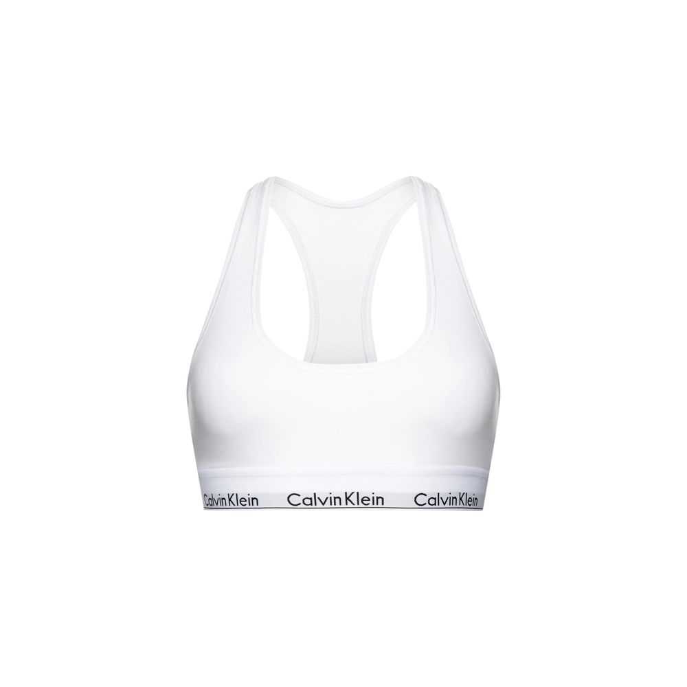 Soutien-gorge blanc en coton Calvin Klein Underwear