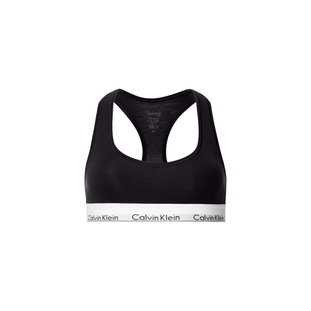 Soutien-gorge en coton noir Calvin Klein Underwear