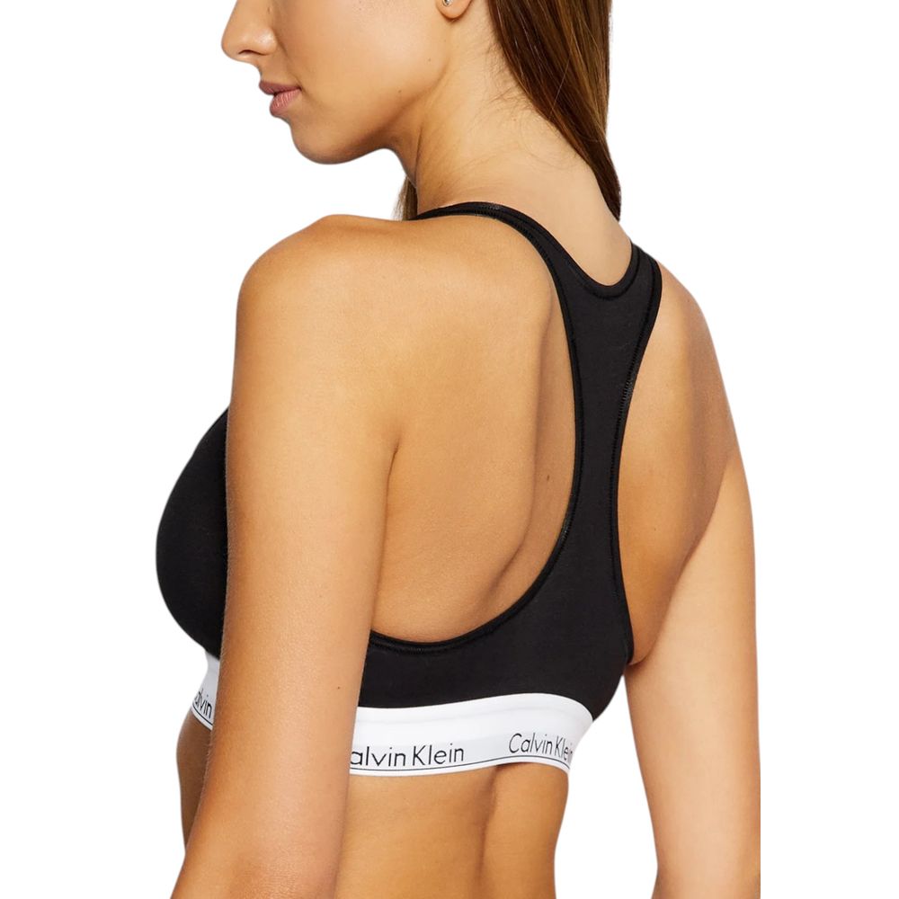 Soutien-gorge en coton noir Calvin Klein Underwear