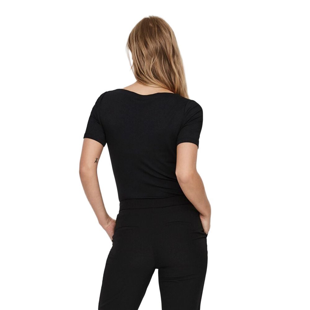 T-shirt Vero Moda noir en viscose