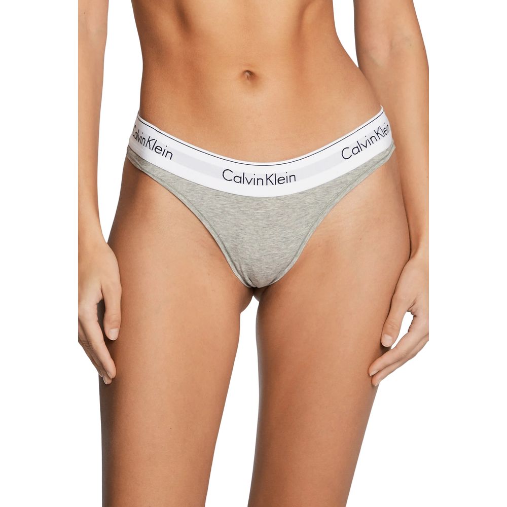 Culotte en coton gris Calvin Klein Underwear