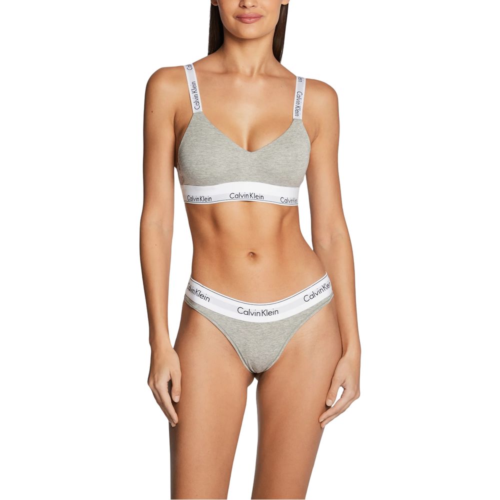 Culotte en coton gris Calvin Klein Underwear