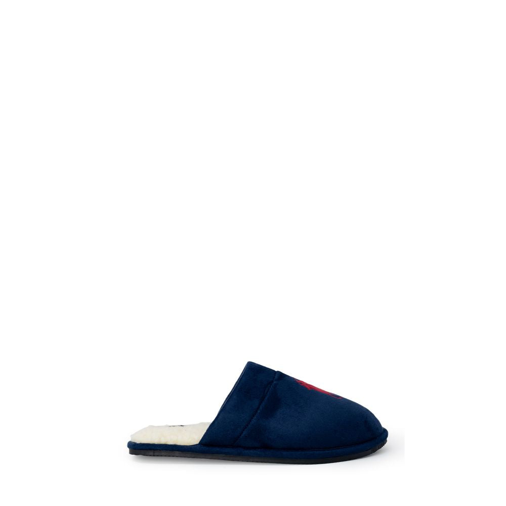 Chaussons en polyester bleu Ralph Lauren
