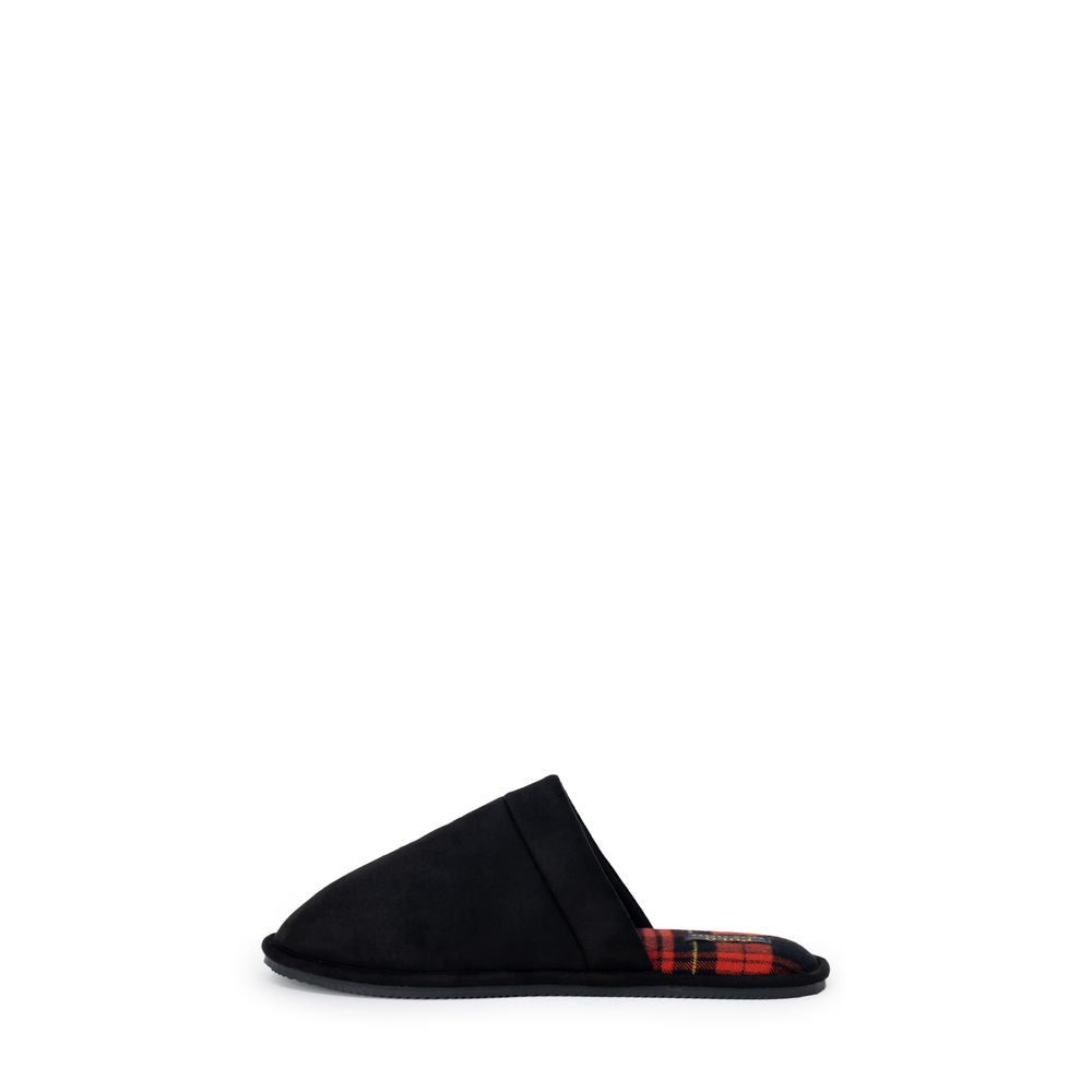 Pantoufles Ralph Lauren en polyester noir
