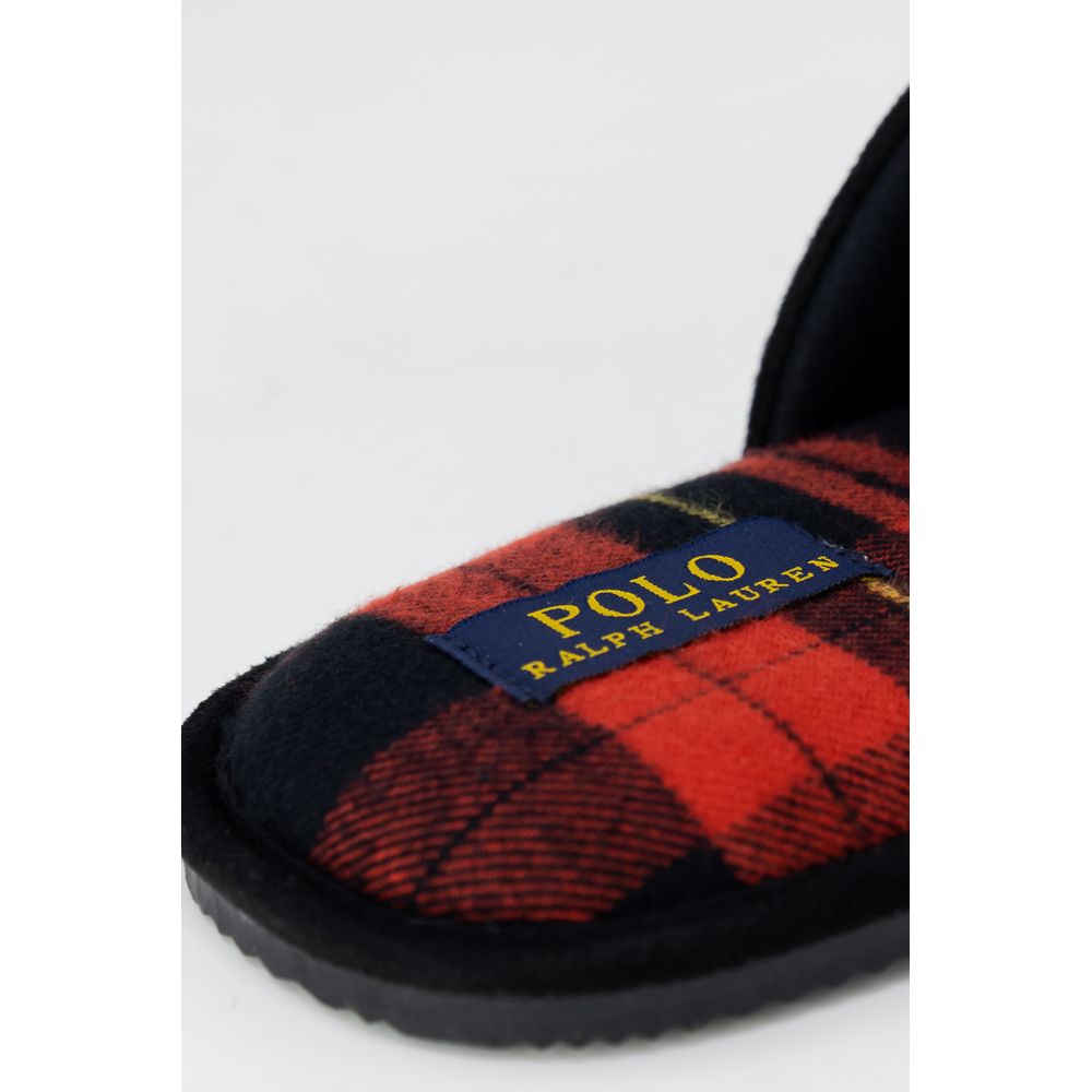 Pantoufles Ralph Lauren en polyester noir
