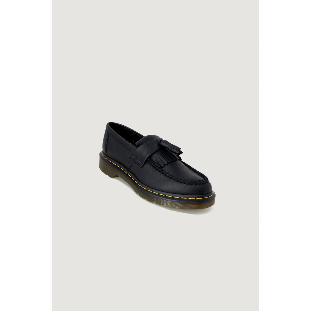 Escarpins plateforme en cuir noir Dr. Martens