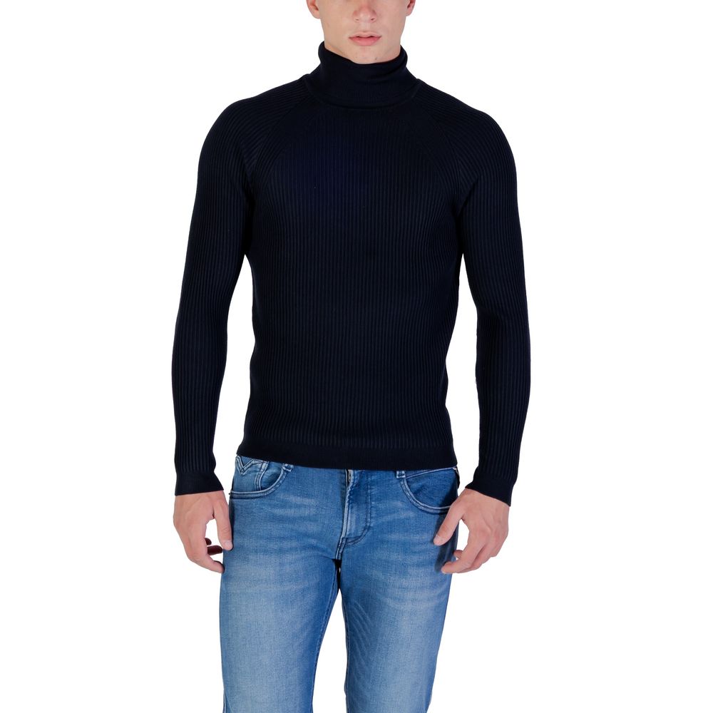 Col roulé Antony Morato bleu en viscose