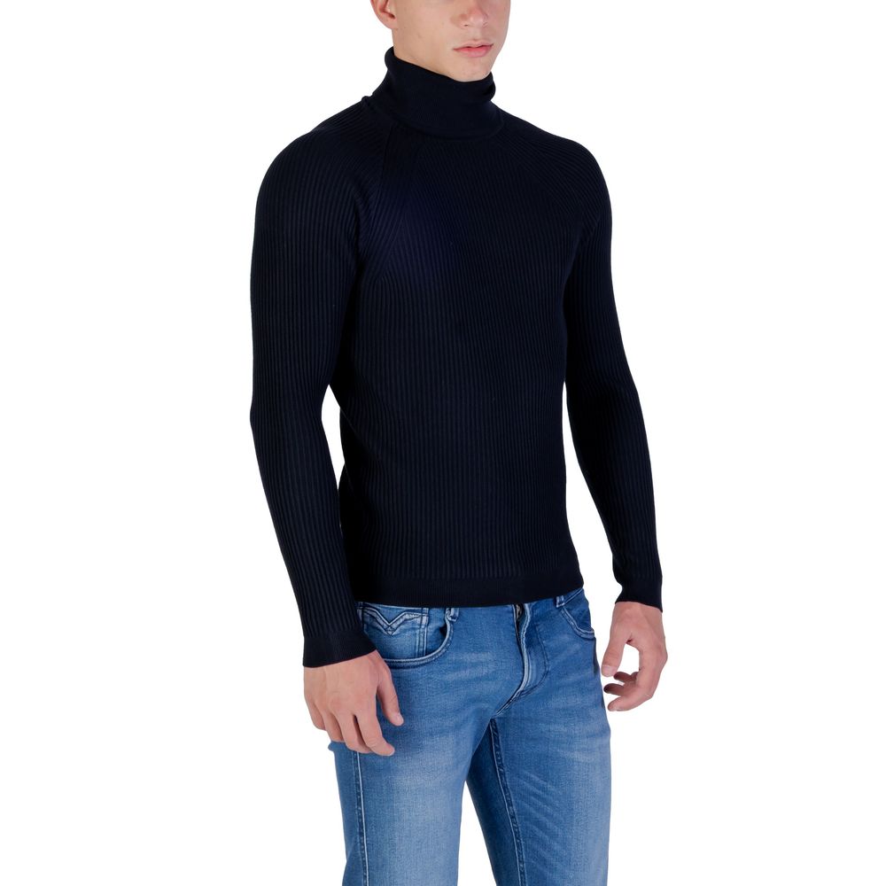 Col roulé Antony Morato bleu en viscose