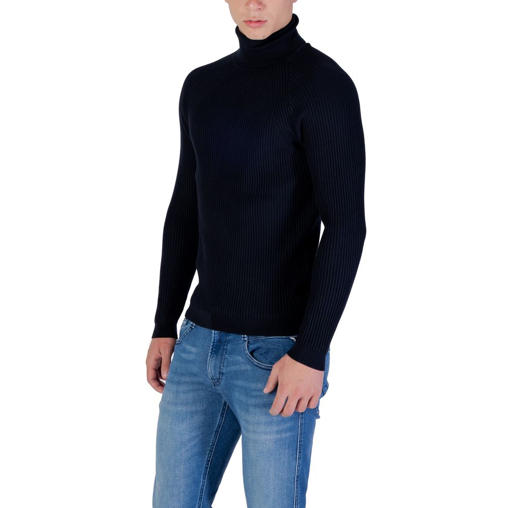 Col roulé Antony Morato bleu en viscose